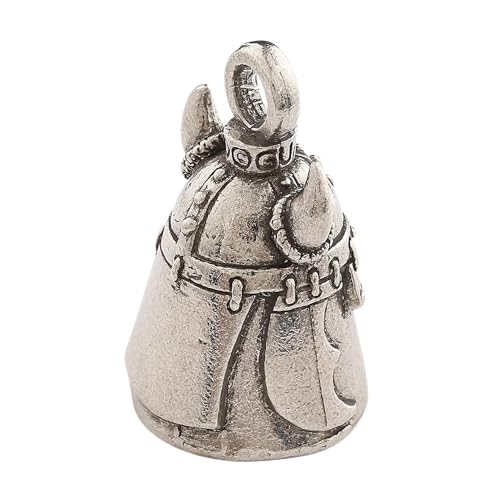 Image of Guardian Bell Good Luck Bell w /Keyring & Black Velvet Bag | Motorcycle Bell | Lead-Free Pewter | Made in USA