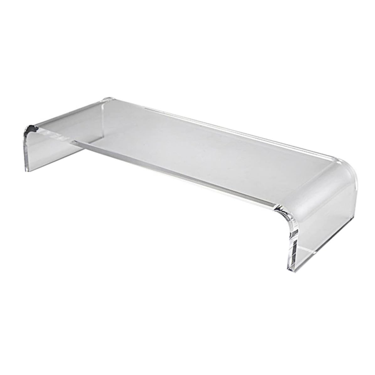 Soporte Elevador Diseño Simple para Monitor de Acrílico Blanco Reduce la Fatiga Ocular Cuello para Oficina y Escuela en Escritorio