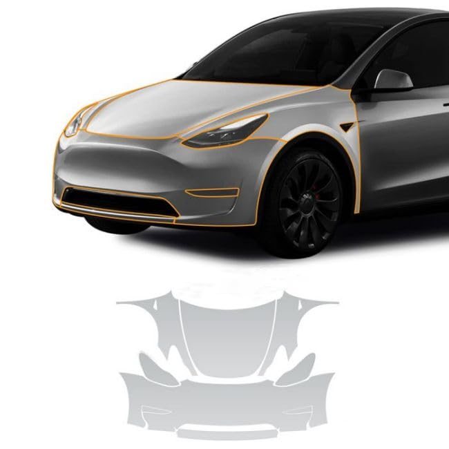 FDAIUN Precut PPF for Tesla Model Y 2017-2025 (Not for Juniper) Gloss Clear Car Paint Protective Film Scratch Protector Exterior Accessories