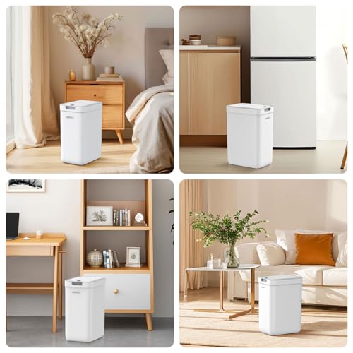 JUDRDO『イジェクトキャップ付きゴミ箱2個蓋付き』