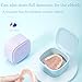 KICPUK Denture Bath Case, Orthodontic Dental Case, Denture Soaking Holder, Teeth Aligner Case, Night Guard Case Container Storage Holder(Pink)
