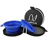 🧼 FÁCIL DE LIMPIAR – Nuestro bebedero plegable de perro está hecho de silicona ecológica sin BPA y es muy fácil de limpiar. ¡Además puedes meter estos comederos y bebederos para perros en el lavavajillas!