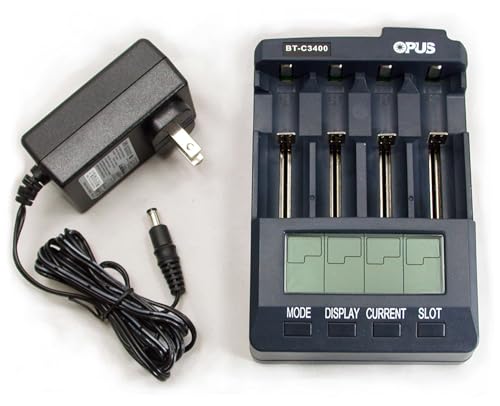 Generic Battery Charger Tester Analyzer for Household Rechargeable Batteries AA AAA NiMH NiCd Li-ion 18650 26650