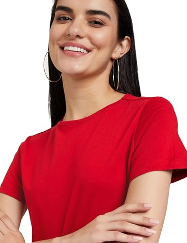 Image of XENOVAURBAN Women's 100% Cotton Printed Regular fit Round Neck T-Shirt WMN-05