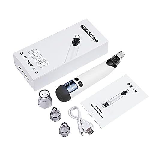 Dispositivo de Eliminación de Puntos Negros, Limpiador de Poros de Aspiradora de Nariz Eléctrica, Máquina de Eliminación de Puntos Negros, Removedor de Succión de Puntos Negros, Kit Profesional de Ext