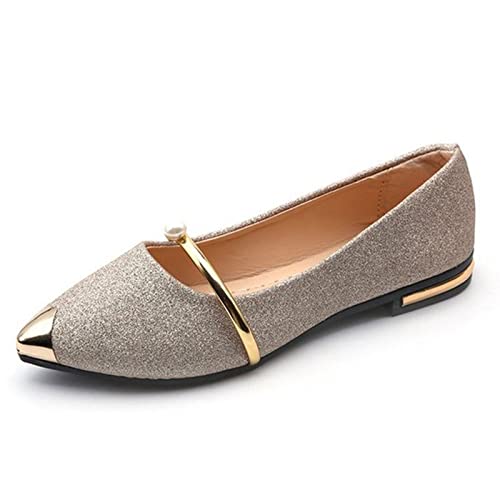 Chaussures plates femme pointues pour marcher sans douleur au quotidien