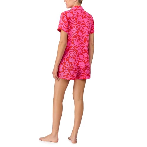 Image of kate spade new york Short Sleeve Knit Shorty Pj Set
