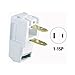 Cooper Wiring BP2600-6W-L Super Plug