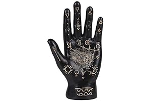 Pacific Giftware Palmistry Hand Fortune Teller Resin Figurine Statue for Home Decor