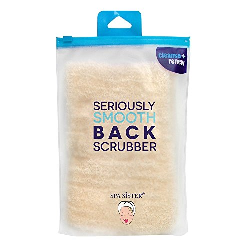 Bath Accessories Seriously Smooth Back Scrubber, Beige