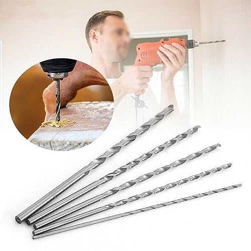 2 PCS 200MM x 6MM Extra Long Hss Drill Bit Set,Twist Drill Bits Straight Shank Tool Drill Bit (6MM) 4 2 PCS 200MM x 6MM Extra Long Hss Drill Bit Set,Twist Drill Bits Straight Shank Tool Drill Bit (6MM) - Image 4