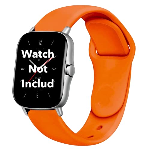 Image of YODI New Edition Soft Silicone Classic Strap Band For Redmi Watch 5 Lite Only [ Not for Any Other Models] (Orange)