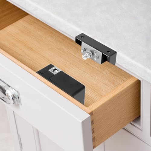 QWORK® RFID Smart Schubladenschloss, versteckte Schlösser für Schrank