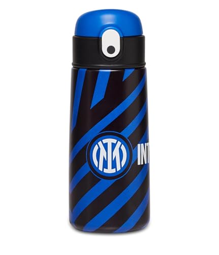 Botella de fútbol Inter Seven termo de acero inoxidable que elimina fugas con apertura automática 2