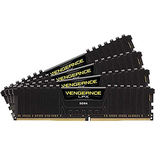 Image of Corsair Vengeance LPX 64GB (4x16GB) DDR4 4000 (PC4-32000) C181.35V Desktop Memory - Black