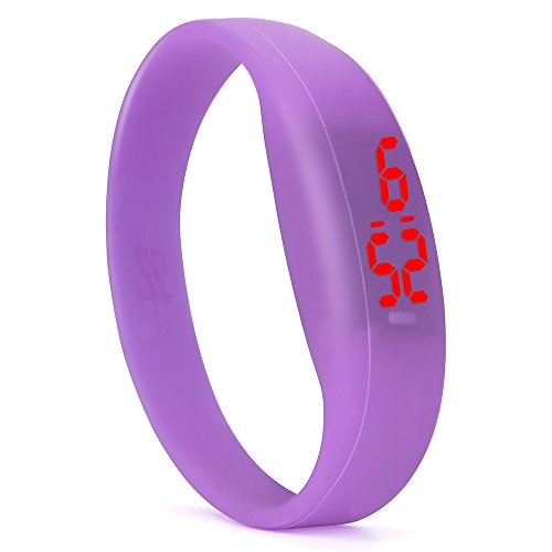 Dorical Moda digital LED reloj deportivo unisex banda de silicona relojes de pulsera hombres mujeres Reloj neutral Reloj deportivo Reloj neutral LED Cover