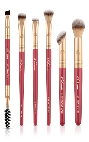 Luvia 14-Piece Makeup Brush Set, Vegan Cosmetic Brush Set including XL Powder Brush, Sponge & Blender - Image 3