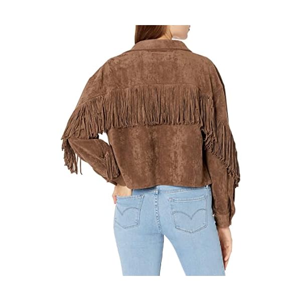 [BLANKNYC] Faux Suede Shirt Jacket Coat - Image 3