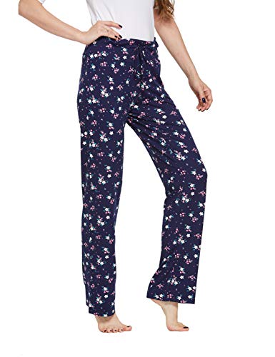 Image of CYZ Womens Casual Stretch Cotton Pajama Pants Simple Lounge Pants