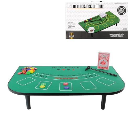 Table de Blackjack Mg3080 Mister Gadget tapis jeu de société