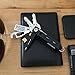 Keyport Pivot 2.0 Key Organizer - EDC Key Holder with Car Key Fob Attachment and Lost & Found Service - Compact, Customizable Modular Design - Keychain Alternative Gift for Men - Aluminum (Black)