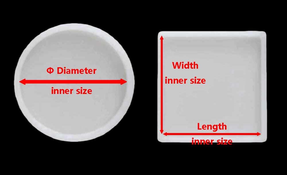 Bandeja con ranura for laboratorio de caucho de silicona: con ranura cuadrada/redonda de doble forma for organización de muestras(D100x5mm)