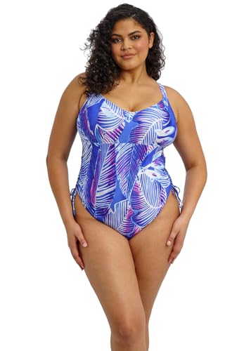 Maillot de bain grande taille Elomi Maluku Island sans armatures bleu Atlantique