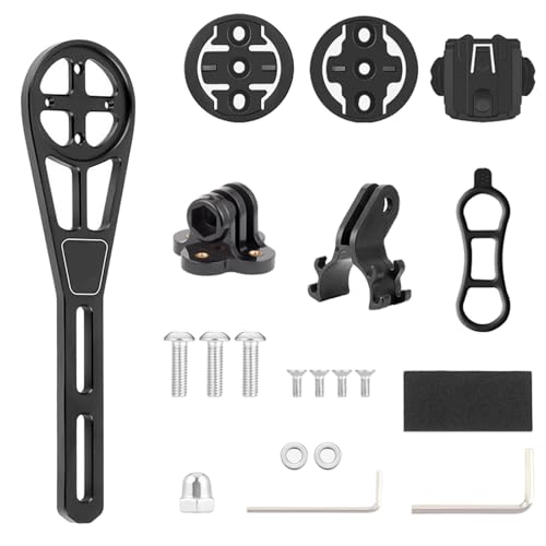 mioosho 1set Aluminum Alloys Bike Handlebars Mount Durability Handlebars Counter Brackets for Cycling Computers