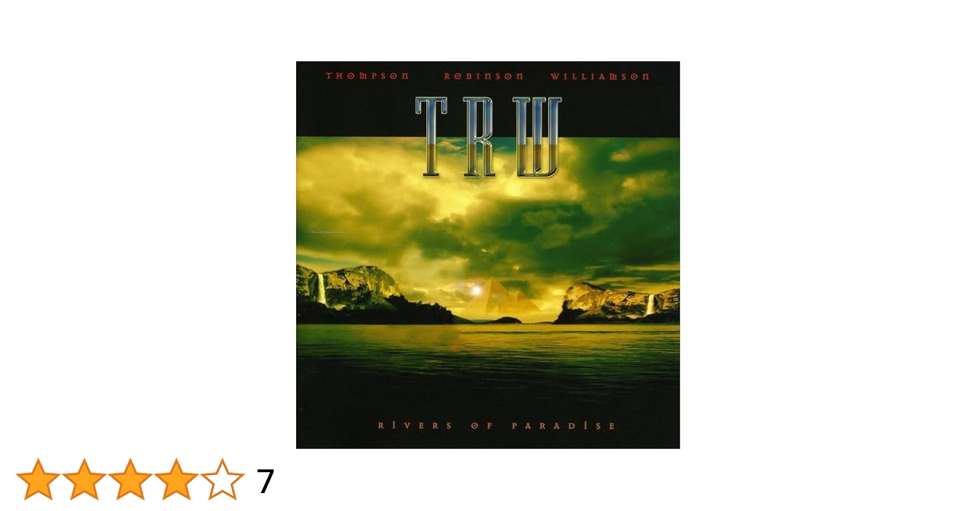 メロハーTRW/リヴァーズ・オブ・パラダイス Amazon.co.jp: RIVERS OF PARADISE: ミュージック