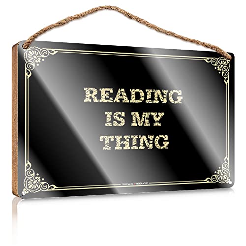 KELVORX �o�X���[���T�C�� �ʔ����ؐ��T�C�� ���Ƃ킴 Reading Is My Thing �ؐ��Ŕ� Hello Winter Sign �o�X���[�������E�H�[���A�[�g(20X30cm)