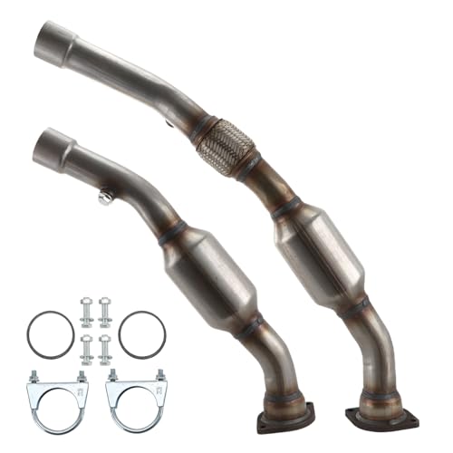 AParts 19329/19328 Catalytic Converter Kit for Dodge Charger 2006-2010, Challenger 2009-2010, Magnum 2005-2008, Chrysler 300 2005-2010; Left & Right