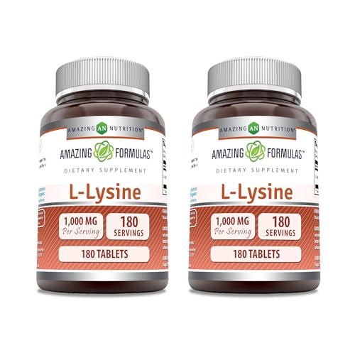 Amazing-Formulas-L-Lysine-1000mg-Amino-Acid-Tablets-Supplement-Non-GMO-Gluten-Free-Made-in-USA-180-2-Pack