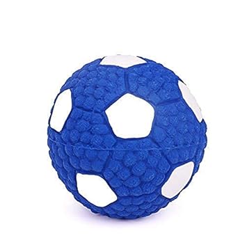 BLACK DOG Toys for Puppies and Small Breed Dog Toys 100% Durable Squeaky Toy Soft Latex Dog Toy Floating Ball for Interactive Fetch & Play (Size- Small)