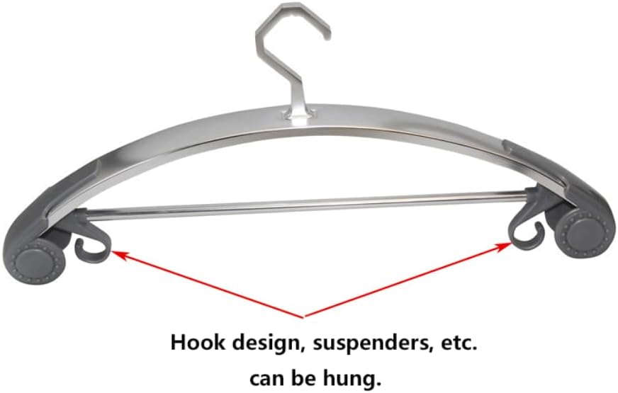 Decor Hangers Quality Hangers 6 Pack Durable Hangers for Clothes Aluminum Alloy Hanger Non-slip Hangers Heavy Duty Coat Hangers Hangers Space Saver