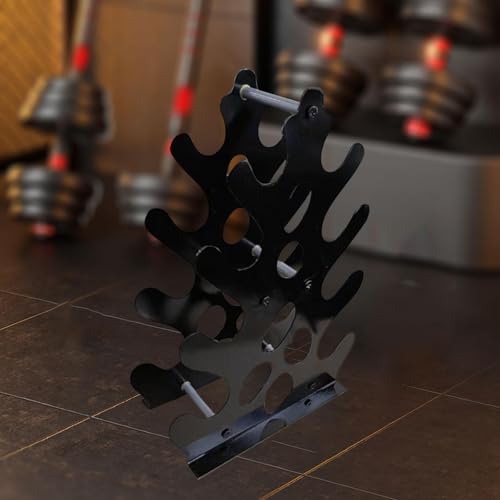 kowaku Dumbbell Storage Stand Dumbbell Holder Multilevel Weightlifting Accessories Small Fitness Equipment Organizer for Organizing