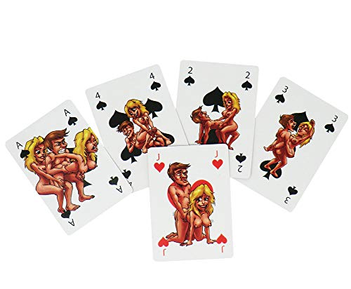 Cucuba® Carte Da Gioco Erotiche Kamasutra Per Scala 40 E Poker - Idea Regalo