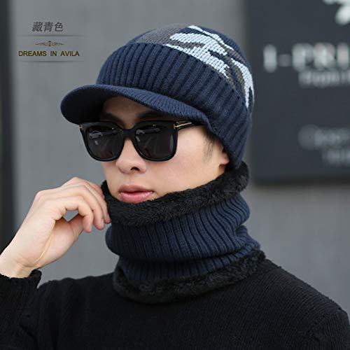 Bonnet tricoté de qualité supérieure pour homme en maille de coton
