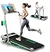 Laufband für Zuhause, FOUSAE 5 in 1 Walking Pad, 12km/h Klappbar Laufband mit 9% Steigung, 2.75HP Walking Machine mit LED-Anzeige, Fernbedienung und App, 12 HIIT, Bis 160 kg, Keine Installation