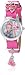 Nickelodeon Girls' Analog-Quartz Watch with Leather-Synthetic Strap, Pink, 12 (Model: JOJ5002)