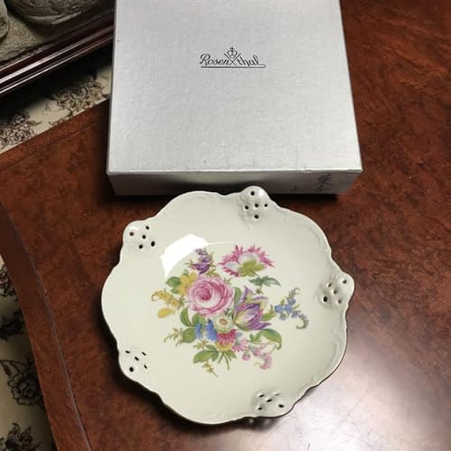 深川製磁　古代バラ　２枚　皿　有田焼　ハンドペイント　古代薔薇 深川製磁 古代バラ 2枚 皿 有田焼 ハンドペイント 古代薔薇