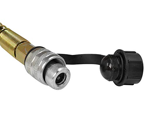 Manual MH2 Pneumatic 10,000 PSI Air Hydraulic Hand Pump with Hose and Coupler