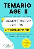 administrativo  OPOSTIME TEMARIO AGE II. OPOSICIONES A LA ADMINISTRACIÓN GENERAL DEL ESTADO PARA ADMINISTRATIVO (C1) Y GESTIÓN CIVIL DEL ESTADO (GACE A2): Formato ... su memorización (PREPARACIÓN OPOSICIONES AGE)