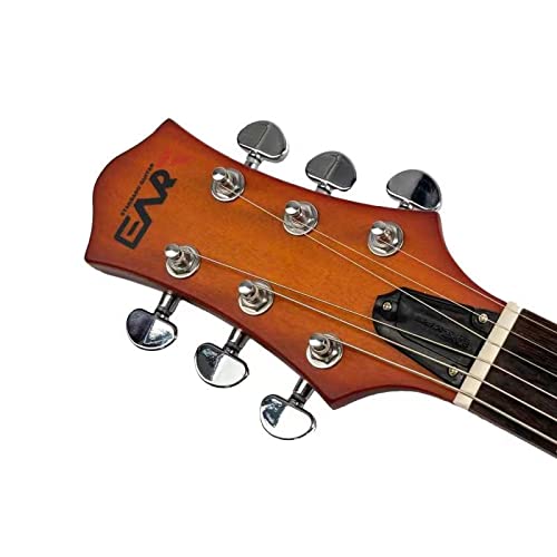 EART EGLP-610 Guitare électrique solide Alnico-II Humbucker Custom Alnico-II Bleu saphir satiné Noir satiné - Les Beatles, Paul McCartney, John Lennon, RIngo Starr, George Harrison EART EGLP-610 Guitare électrique solide Alnico-II Humbucker Custom Alnico-II Bleu saphir satiné Noir satiné – Image 6