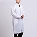 Brawdress Unisex Bata de Médico Laboratorio Enfermera Sanitaria Algodón, Mujer Hombre Camisa...