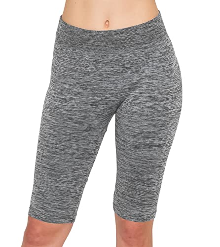 Image of ALWAYS Women's High Waist Bike Shorts - Athletic Workout Tummy Control Stretch Running Yoga Pants
