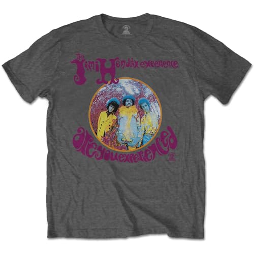 Image of Jimi Hendrix JHXTS19MG05 T-Shirt, Grey, XX-Large