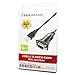 Tera Grand Premium USB 2.0 to RS232 Serial DB9 Adapter Cable 6 Ft - Supports Windows 11,10, 8, 7, Vista, XP, 2000, 98, Linux and Mac - Built with FTDI Chipset and Hex Jack Nuts