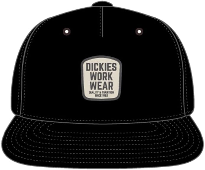 mens Mid Crown Dwr Poly Hat W/Woven Patch Hat (pack of 1)
