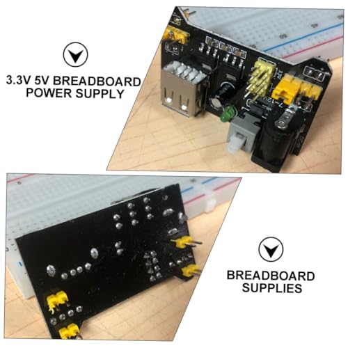 Fuente de alimentación para breadboard compatible con proyectos de electrónica y laboratorio 5