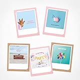 Modernes Design: Unique photography from Instagrammers around the world, ergänzt durch schöne, handgefertigte Designs und Sayings in Polaroidstil, als Faltkarte mit farbigem Passepartout